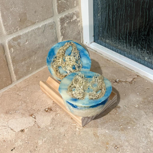 Loofah Goat Milk Soap Bars (Multiple scents)