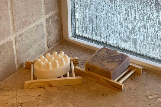 Wooden Soap or Shampoo Bar Holder