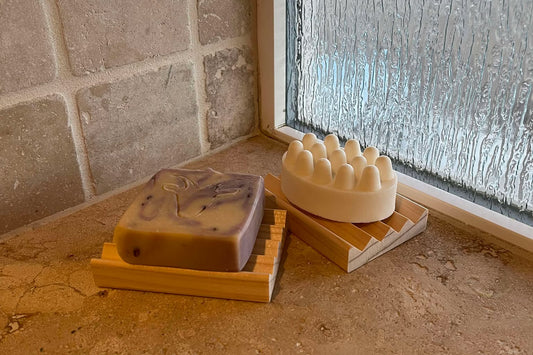 Wooden Zigzag Soap or Shampoo Bar Holder